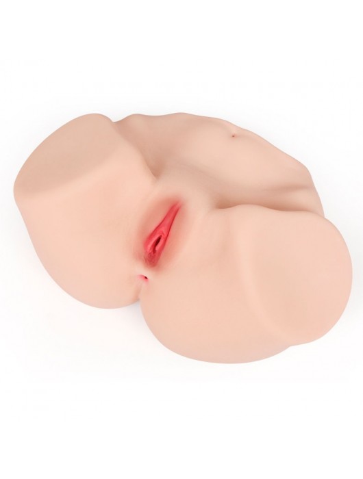 Телесный мастурбатор-полуторс Maria Onehole Real Vagina с двойным слоем материала - KOKOS - в Ульяновске купить с доставкой