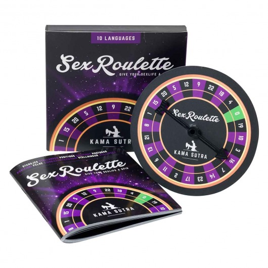 Настольная игра-рулетка Sex Roulette Kamasutra - Tease&Please - купить с доставкой в Ульяновске