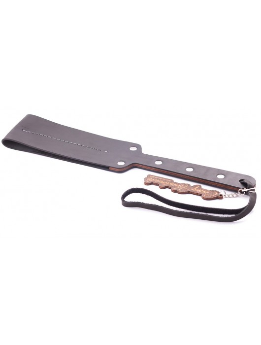 Гладкий мягкий удлиненный пэддл с заклепками - 32 см. - Crazy Handmade - купить с доставкой в Ульяновске