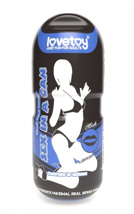 Мастурбатор-ротик с вибрацией Sex In A Can Mouth Lotus Tunnel - Lovetoy - в Ульяновске купить с доставкой