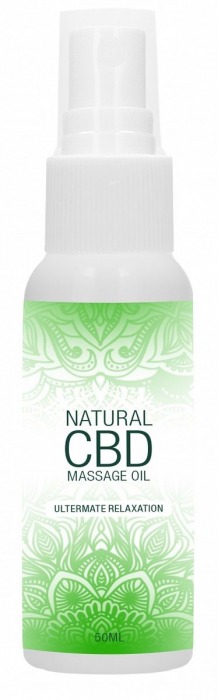 Массажное масло Natural CBD Massage Oil - 50 мл. - Shots Media BV - купить с доставкой в Ульяновске