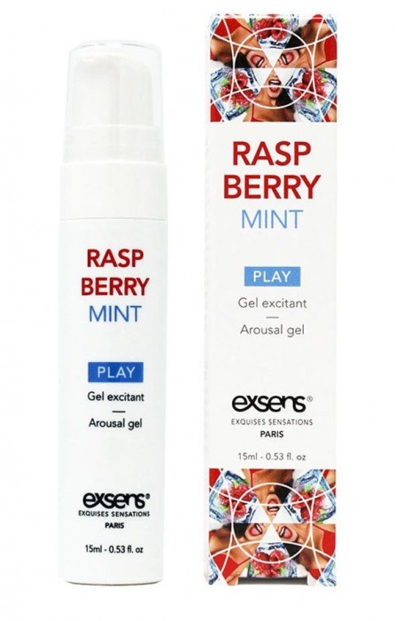 Возбуждающий гель Raspberry Mint с ароматом малины и мяты - 15 мл. - Exsens - купить с доставкой в Ульяновске