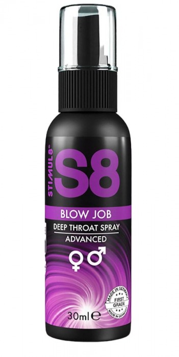 Лубрикант для орального секса S8 Deep Throat Spray - 30 мл. - Stimul8 - купить с доставкой в Ульяновске