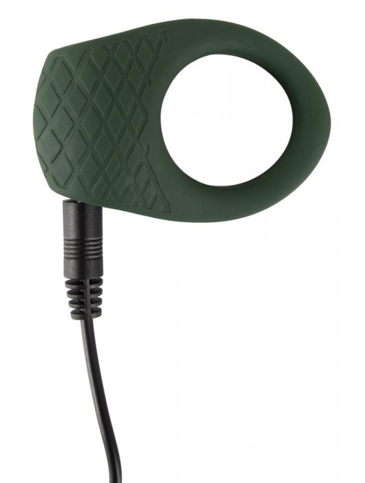 Зеленое эрекционное виброкольцо Luxurious Vibro Cock Ring - Orion - в Ульяновске купить с доставкой