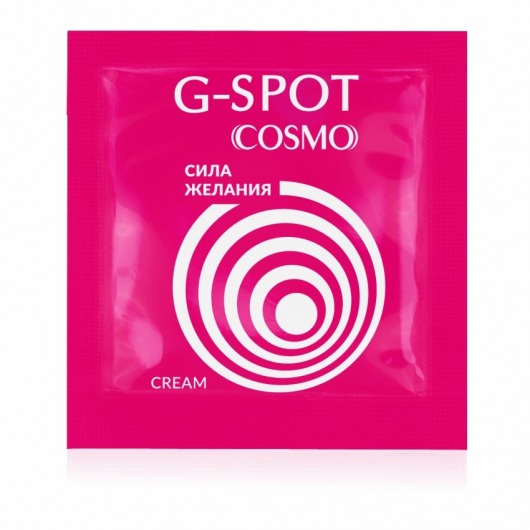 Стимулирующий интимный крем для женщин Cosmo G-spot - 2 гр. - Биоритм - купить с доставкой в Ульяновске