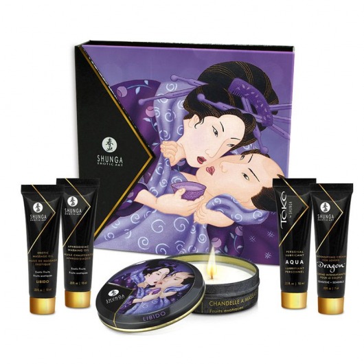 Подарочный набор Geishas secret из 5 предметов - Shunga - купить с доставкой в Ульяновске