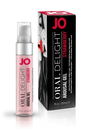 Клубничный лубрикант для оральных ласк Oral Delight Strawberry Sensation - 30 мл. - System JO - купить с доставкой в Ульяновске