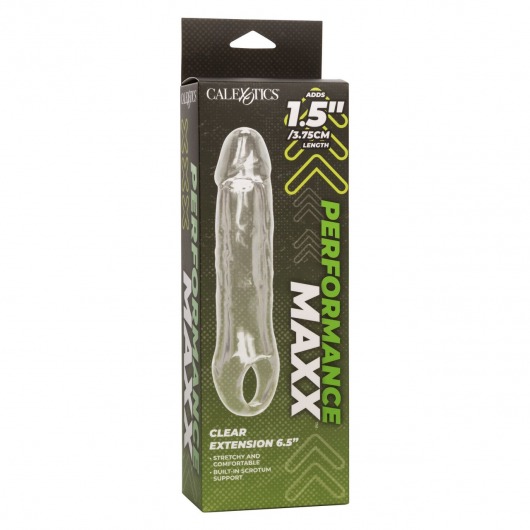 Прозрачная увеличивающая насадка Performance Maxx Extension 6.5  - 21 см. - California Exotic Novelties - в Ульяновске купить с доставкой