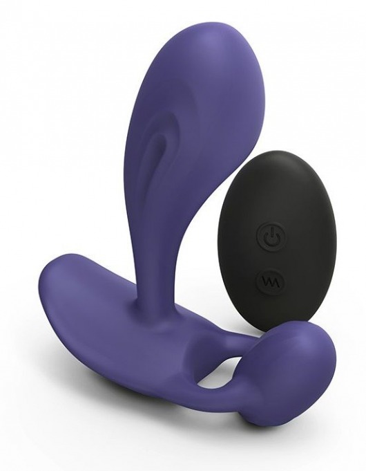 Темно-синий вибромассажер Witty P G Vibrator with Remote Control - Love to Love - в Ульяновске купить с доставкой