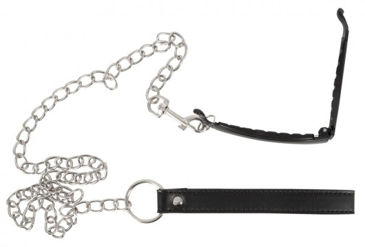 Зажим для половых губ с поводком Pussy Clamp With A Leash - Orion - купить с доставкой в Ульяновске