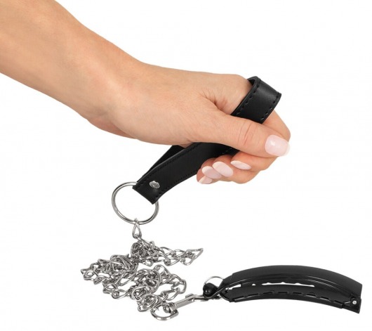 Зажим для половых губ с поводком Pussy Clamp With A Leash - Orion - купить с доставкой в Ульяновске