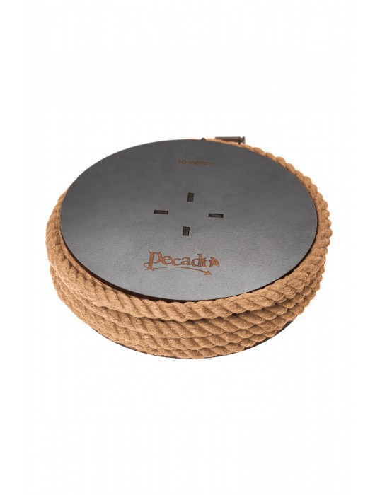 Джутовая веревка для шибари на катушке - 10 м. - Pecado - купить с доставкой в Ульяновске