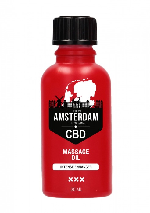 Стимулирующее масло Intense CBD from Amsterdam - 20 мл. - Shots Media BV - купить с доставкой в Ульяновске