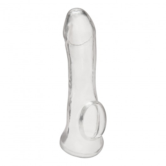 Прозрачная насадка на пенис Transparent Penis Enhancing Sleeve Extension - 15,9 см. - BlueLine - в Ульяновске купить с доставкой