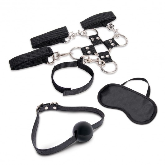 Набор для фиксации из 7 предметов Hogtie   Ball Gag Kit - Lux Fetish - купить с доставкой в Ульяновске