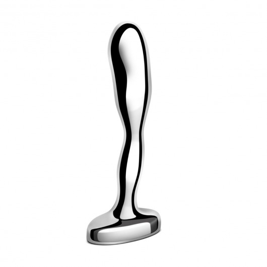 Стальной стимулятор простаты Stainless Steel Prostate Plug - 11,5 см. - b-Vibe - в Ульяновске купить с доставкой