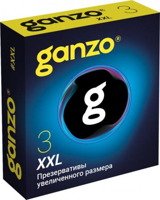 Презервативы увеличенного размера Ganzo XXL - 3 шт. - Ganzo - купить с доставкой в Ульяновске