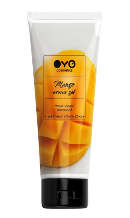 Лубрикант на водной основе OYO Aroma Gel Mango с ароматом манго - 75 мл. - OYO - купить с доставкой в Ульяновске