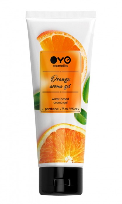 Лубрикант на водной основе OYO Aroma Gel Orange с ароматом апельсина - 75 мл. - OYO - купить с доставкой в Ульяновске