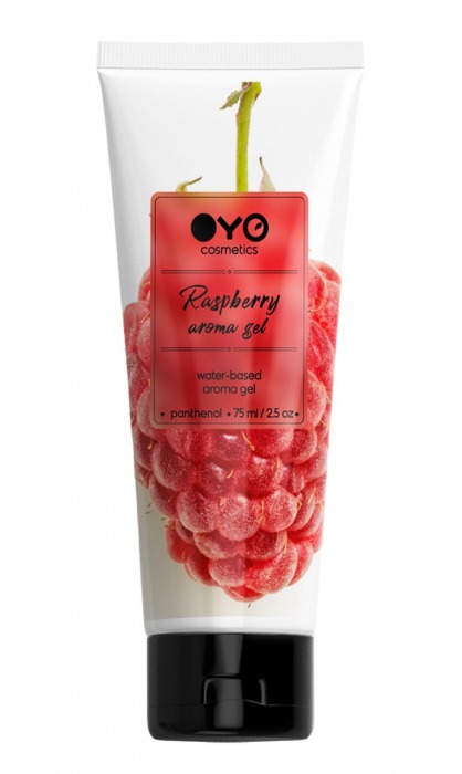 Лубрикант на водной основе OYO Aroma Gel Raspberry с ароматом малины - 75 мл. - OYO - купить с доставкой в Ульяновске