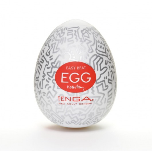 Мастурбатор-яйцо Keith Haring EGG PARTY - Tenga - в Ульяновске купить с доставкой