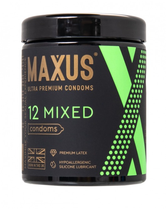 Презервативы MAXUS Mixed - 12 шт. - Maxus - купить с доставкой в Ульяновске