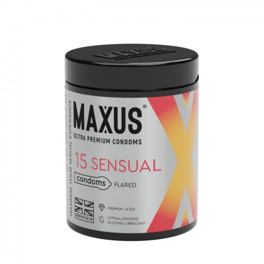 Анатомические презервативы MAXUS Sensual - 15 шт. - Maxus - купить с доставкой в Ульяновске