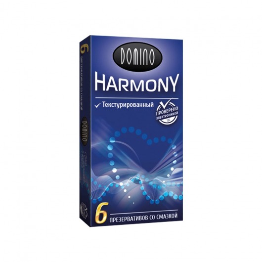 Текстурированные презервативы Domino Harmony - 6 шт. - Domino - купить с доставкой в Ульяновске