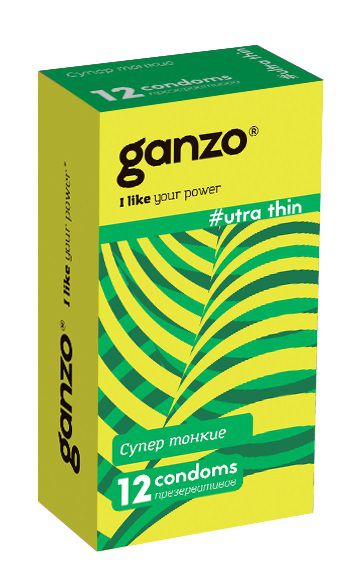 Ультратонкие презервативы Ganzo Ultra thin - 12 шт. - Ganzo - купить с доставкой в Ульяновске