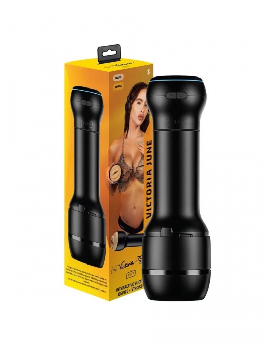 Мастурбатор-ротик с интерактивной насадкой PowerBlow   FeelVictoria Mouth - Kiiroo - в Ульяновске купить с доставкой