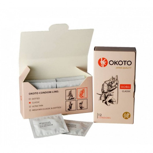 Презервативы OKOTO Classic - 12 шт. - Sitabella - купить с доставкой в Ульяновске