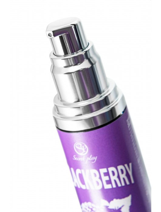 Массажное масло 2-в-1 Blackberry Hot Effect с разогревающим эффектом и вкусом ежевики - 50 мл. - Secret Play - купить с доставкой в Ульяновске