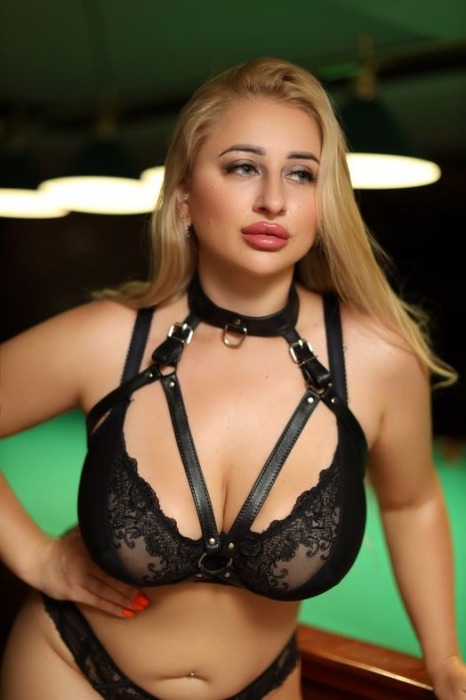 Черная кожаная сбруя с ошейником plus size из нежной кожи - БДСМ Арсенал - купить с доставкой в Ульяновске