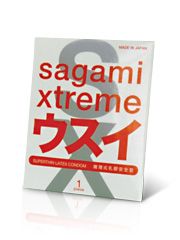 Ультратонкий презерватив Sagami Xtreme SUPERTHIN - 1 шт. - Sagami - купить с доставкой в Ульяновске