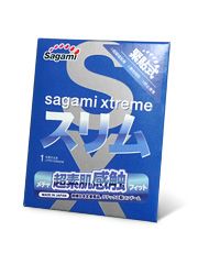 Презерватив Sagami Xtreme FEEL FIT 3D - 1 шт. - Sagami - купить с доставкой в Ульяновске