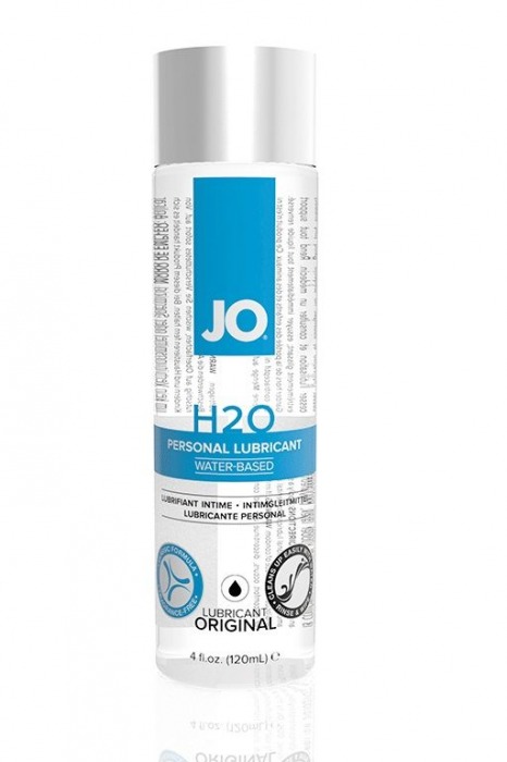 Нейтральный лубрикант на водной основе JO Personal Lubricant H2O - 120 мл. - System JO - купить с доставкой в Ульяновске