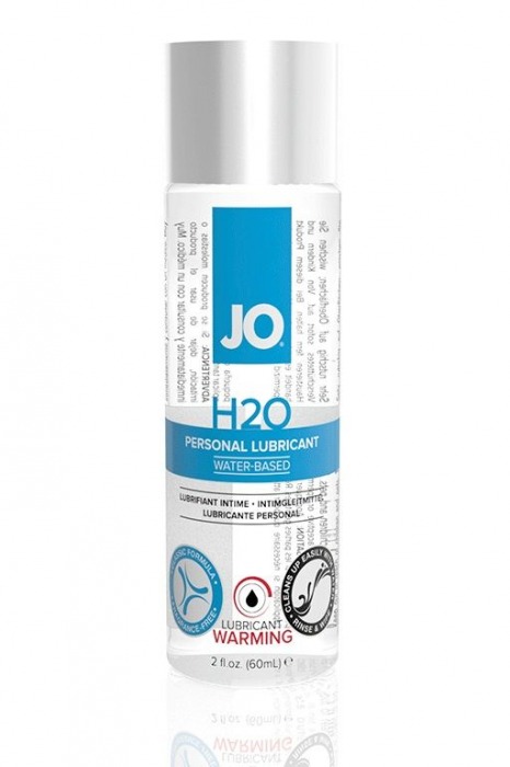 Возбуждающий лубрикант на водной основе JO Personal Lubricant H2O Warming - 60 мл. - System JO - купить с доставкой в Ульяновске