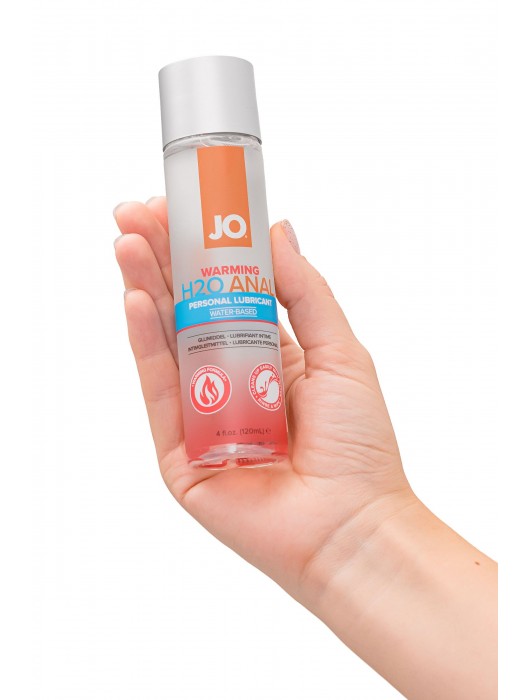 Анальный согревающий лубрикант на водной основе JO Anal H2O Warming - 120 мл. - System JO - купить с доставкой в Ульяновске