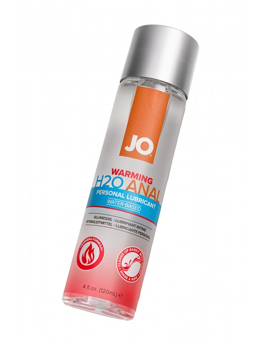 Анальный согревающий лубрикант на водной основе JO Anal H2O Warming - 120 мл. - System JO - купить с доставкой в Ульяновске