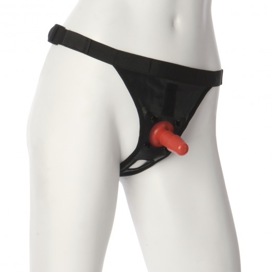 Трусики со штырьком для фиксации насадок Ultra Harness with Plug - Doc Johnson - купить с доставкой в Ульяновске