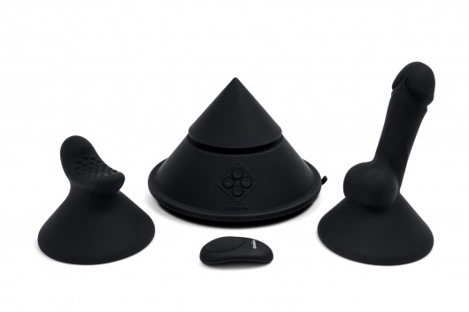 Конусный вибромассажер Cowgirl Cone с 2 насадками - CowGirl - купить с доставкой в Ульяновске