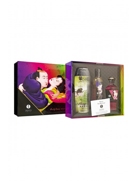 Подарочный набор Fruity Kisses из 3 предметов - Shunga - купить с доставкой в Ульяновске