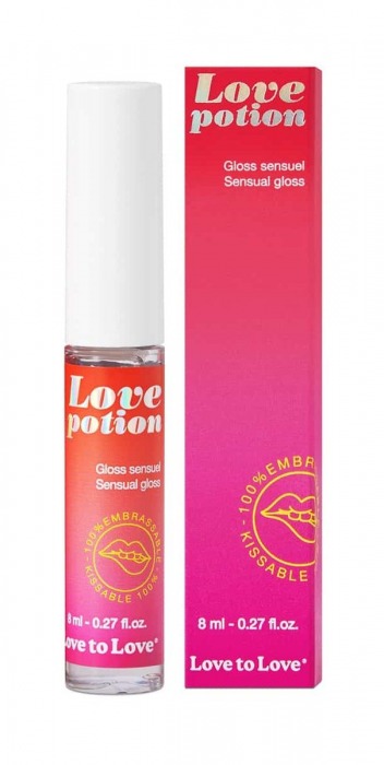 Возбуждающий блеск для губ Love Potion - 8 мл. - Love to Love - купить с доставкой в Ульяновске