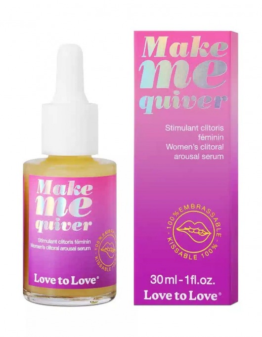 Возбуждающие капли для клитора Make Me Quiver - 30 мл. - Love to Love - купить с доставкой в Ульяновске