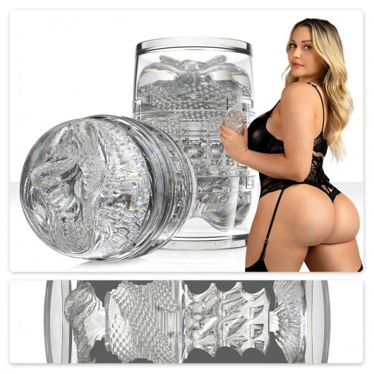 Прозрачный двусторонний мастурбатор Fleshlight Quickshot Mia Malkova - Fleshlight - в Ульяновске купить с доставкой