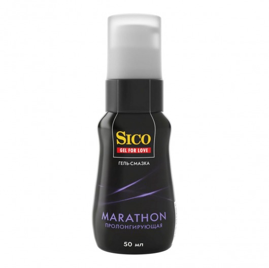 Пролонгирующая гель-смазка Sico Marathon - 50 мл. - Sico - купить с доставкой в Ульяновске