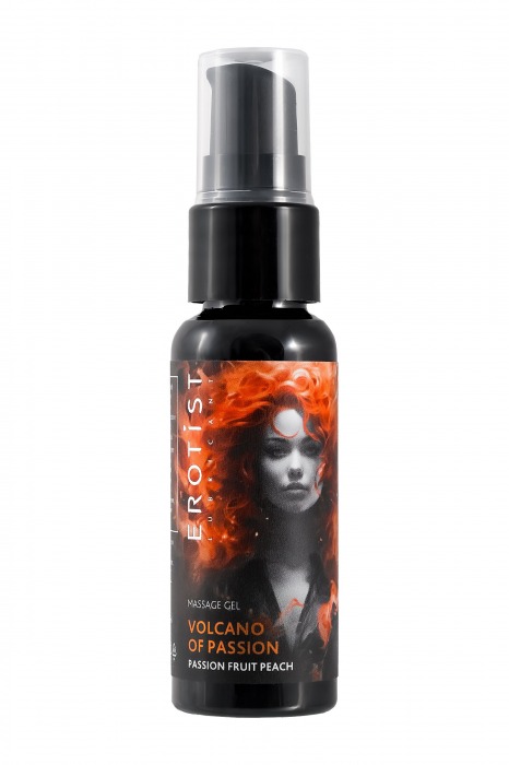 Гель с эффектом вибрации Volcano Of Passion со вкусом персика и маракуйи - 25 мл. - Erotist Lubricants - купить с доставкой в Ульяновске