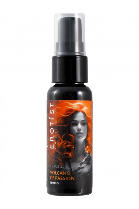 Гель с эффектом вибрации Volcano Of Passion со вкусом манго - 25 мл. - Erotist Lubricants - купить с доставкой в Ульяновске