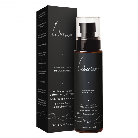 Интимный гель с экстрактами нони, нима и клубники Luberium Delicate Waterbased - 100 мл. - Luberium - купить с доставкой в Ульяновске