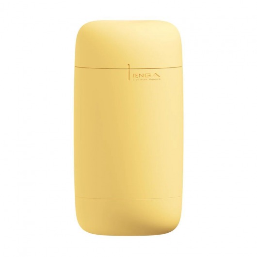 Желтый мастурбатор Tenga Puffy - Tenga - в Ульяновске купить с доставкой